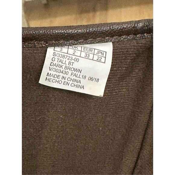 GapKids Brown Leather Boots - Picture 4 of 5